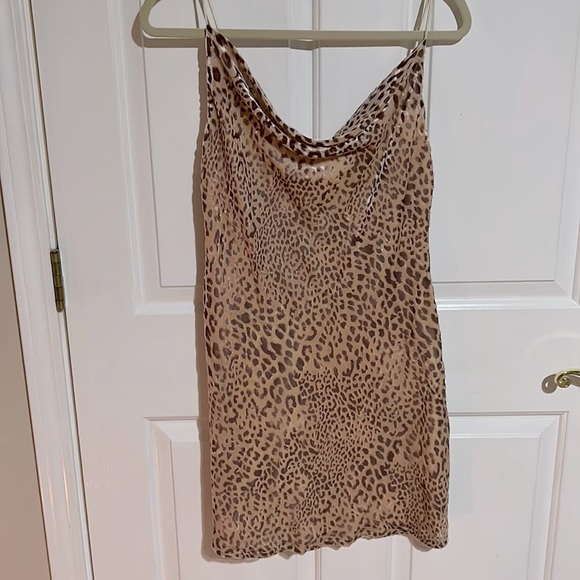 Selfie Leslie leopard dress size large - Picture 1 of 6